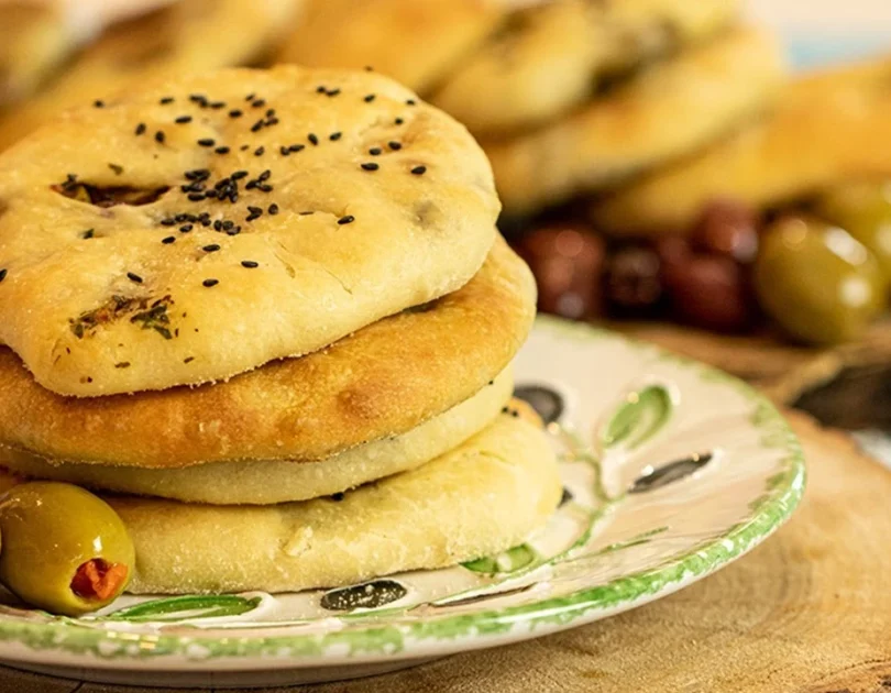 Home Bread Stuffed with Olives, Herbs, and Preserved Lemon