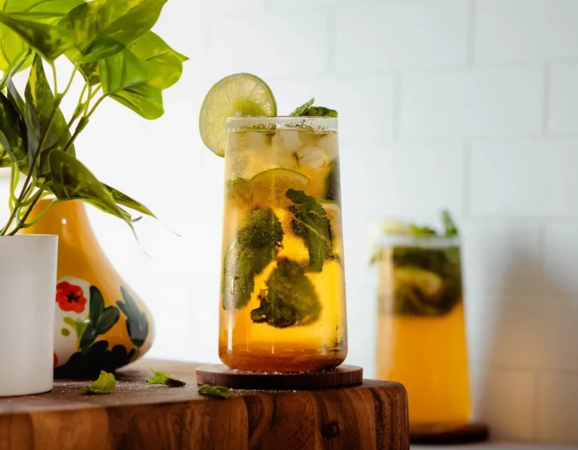 Moroccan Mint Tea Mojito (Alcoholic or Zero-Proof)