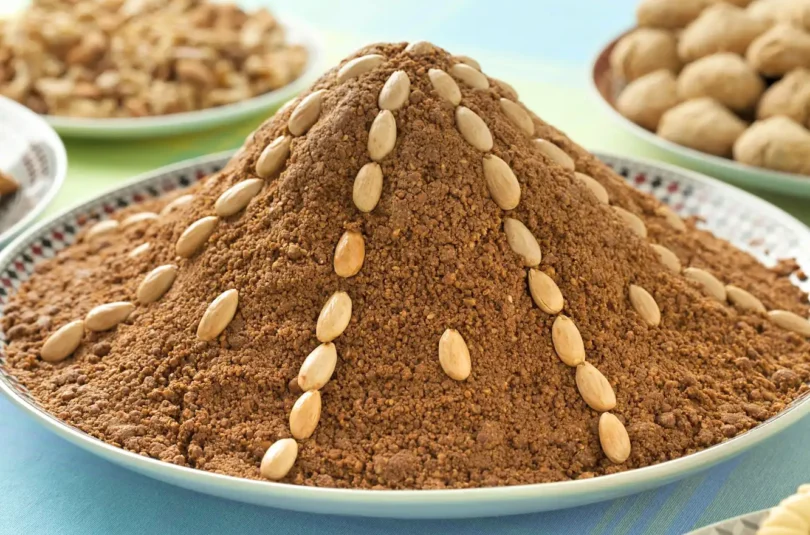 Sellou (Sfouf) with Toasted Almonds, Sesame, and Warm Spices