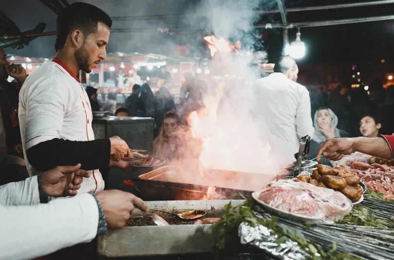 Marrakech Nights: The Magic of Jemaa El-Fnaa Food Stalls